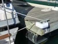 corner-cleat boat docking procedure